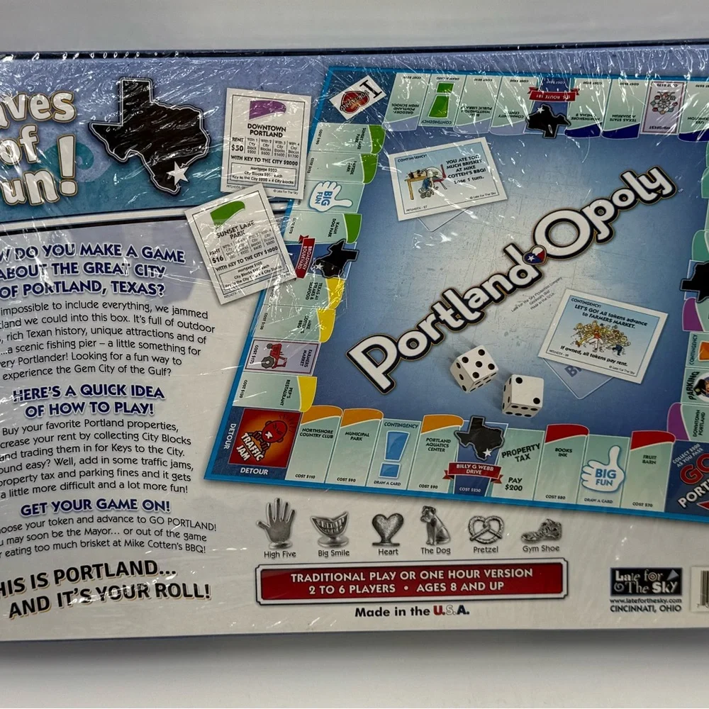 Monopoly Board Game Portland-Opoly‎ Portlandopoly Portland TEXAS New NIB